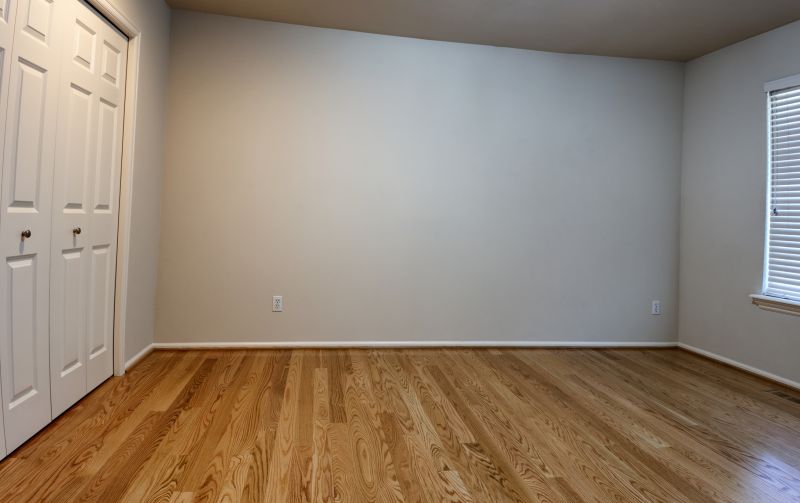 Refined Hardwood Floor in Bedroom